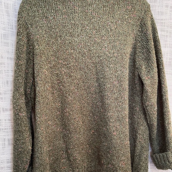 Plus size sweater, quarter zip sweater - Picture 4 of 5